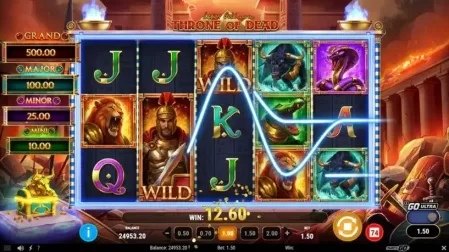Legion Gold and the Throne of Dead slot screenshot 3