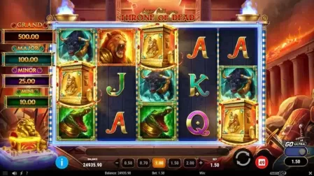 Legion Gold and the Throne of Dead slot screenshot 4