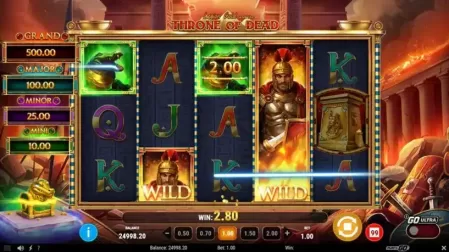 Legion Gold and the Throne of Dead slot screenshot 2