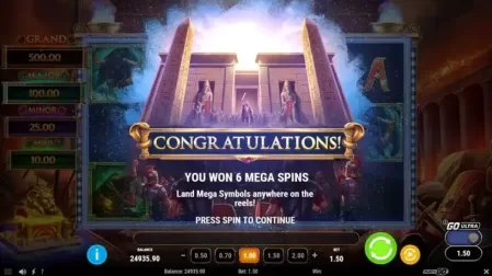Legion Gold and the Throne of Dead slot screenshot 5