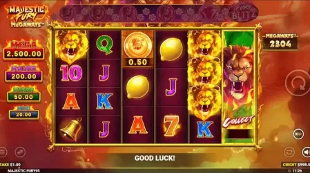 Majestic Fury Megaways slot screenshot 2