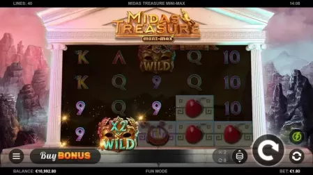 Midas Treasure Mini-Max slot screenshot 2