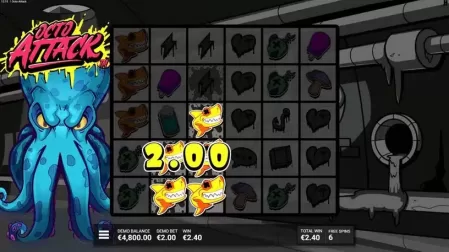 Octo Attack slot screenshot 4