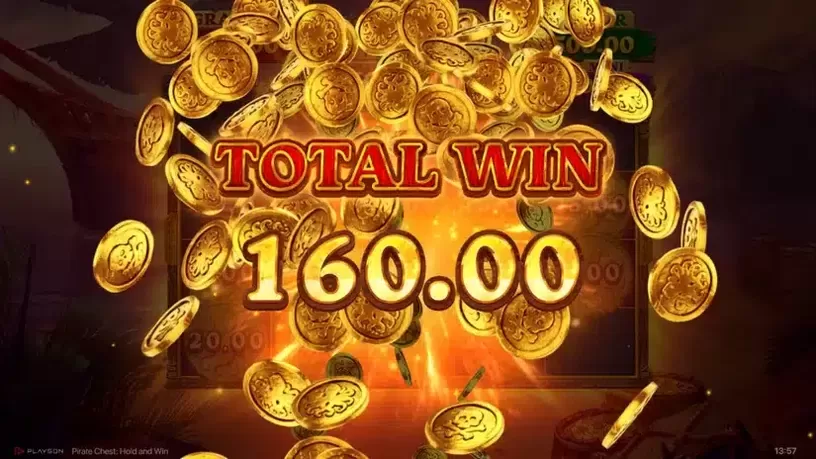 Pirate Chest: Hold and Win slot screenshot 