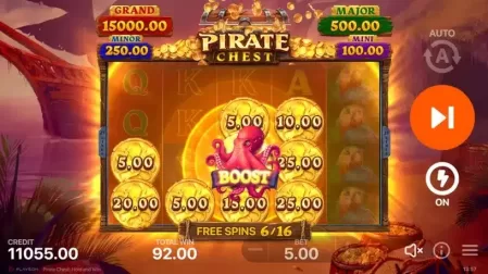 Pirate Chest: Hold and Win slot screenshot 7