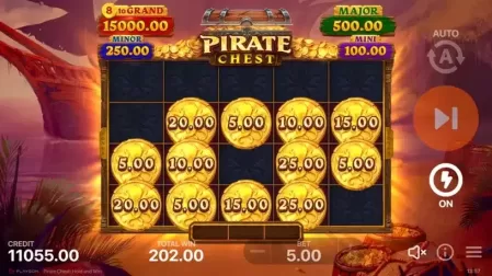 Pirate Chest: Hold and Win slot screenshot 9