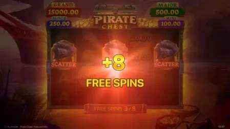 Pirate Chest: Hold and Win slot screenshot 6