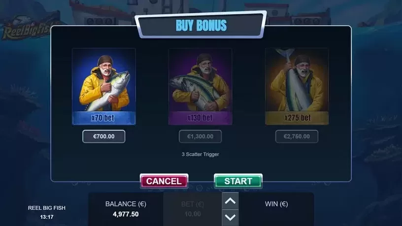 Reel Big Fish slot screenshot 3