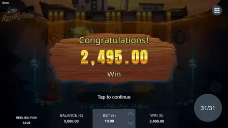 Reel Big Fish slot screenshot 8