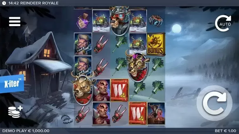 Reindeer Royale slot screenshot 1