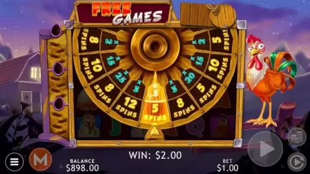 Rooster’s Revenge slot screenshot 4