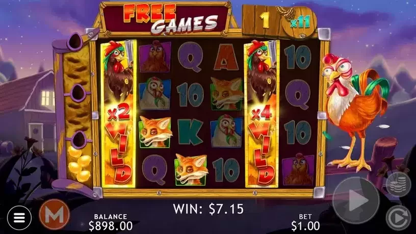 Rooster’s Revenge slot screenshot 6
