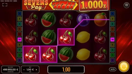 Sevens Pay slot screenshot 2
