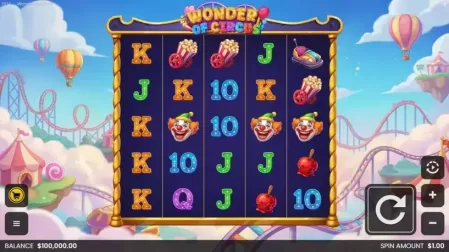 Wonder of Circus slot screenshot 1