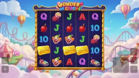 Wonder of Circus slot screenshot 2