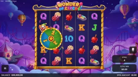 Wonder of Circus slot screenshot 4