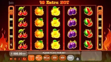40 Extra Hot slot screenshot 1