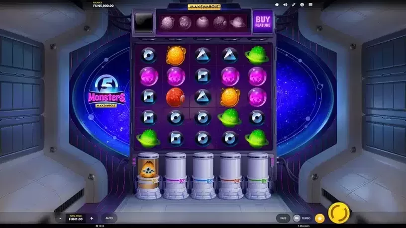 5 Monsters slot screenshot 1