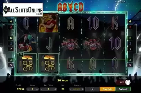 Win screen 3. AB-CD from Five Men Games