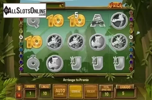 Win Screen. Africa (MGA) from MGA