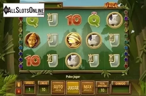 Game Workflow screen. Africa (MGA) from MGA