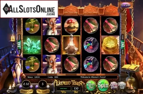 Reels. Alkemors Tower from Betsoft