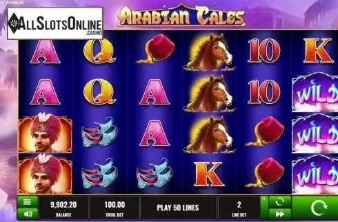 Reel screen. Arabian Tales ( Platipus) from Platipus