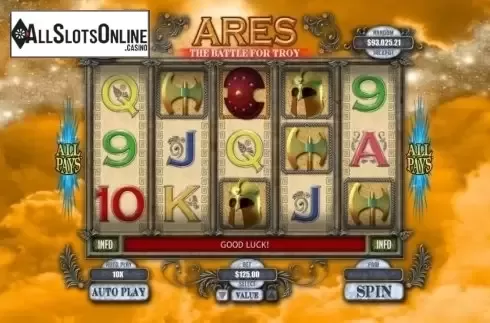 Reel Screen. Ares the Battle for Troy from RTG