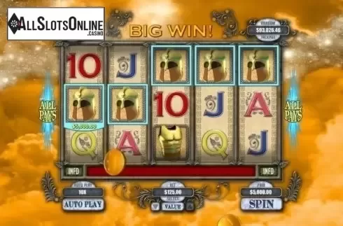 Win Screen. Ares the Battle for Troy from RTG