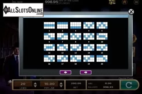 Paylines. Art of the Steal from High 5 Games