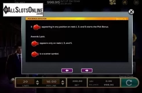 Info 1. Art of the Steal from High 5 Games