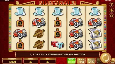 Billyonaire Bonus Buy slot screenshot 1