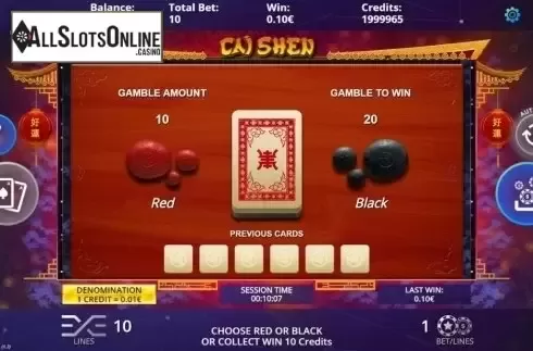 Gamble. Cai Shen from DLV