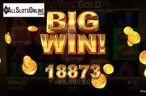 Big Win screen