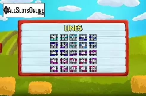 Paylines screen 2
