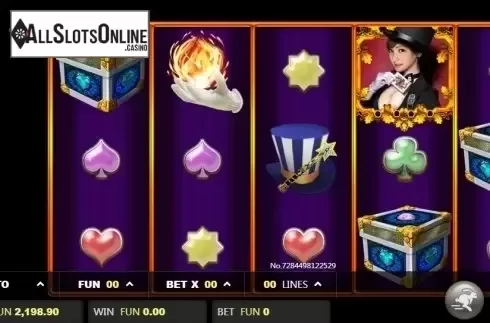 Reel screen. Curvy Magician from JDB168