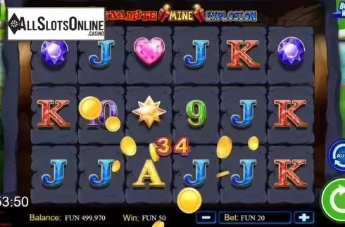 Win Screen 2. Dynamite Mine Explosion from High Flyer Games