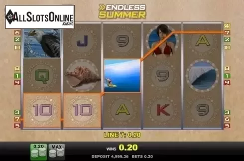 Win Screen 2. Endless Summer from Merkur