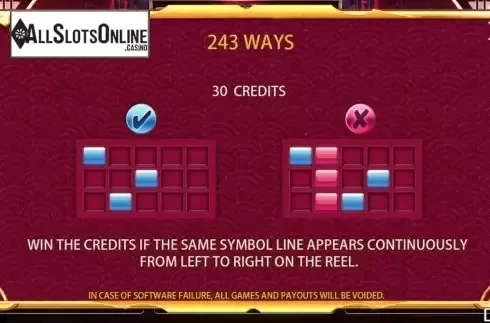 Paytable screen 3. Eternity of Diamond from Iconic Gaming