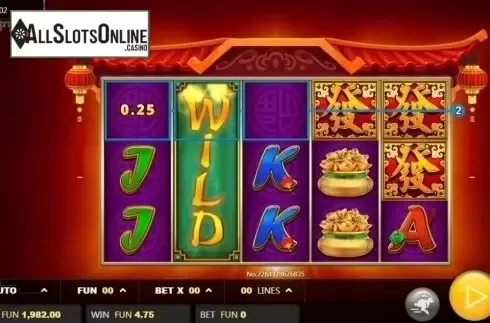 Wild Win screen. Fadacai from JDB168