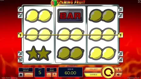 Flaming Fruit slot screenshot 2