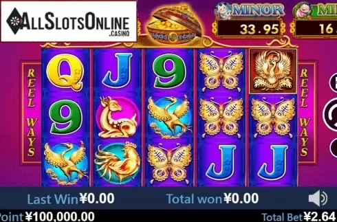 Reel screen. Flower Of Riches from Virtual Tech