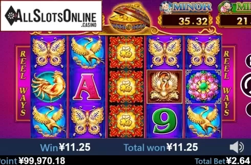 Win screen 2. Flower Of Riches from Virtual Tech