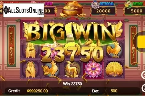 Big Win screen