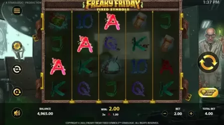 Freaky Friday Fixed Symbols slot screenshot 2