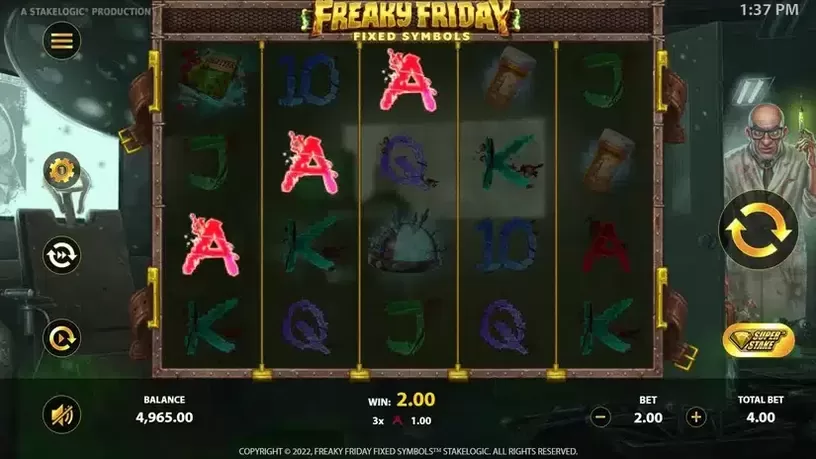 Freaky Friday Fixed Symbols slot screenshot 2