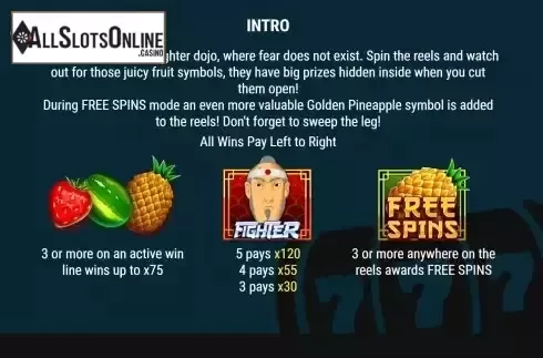 Special symbols screen