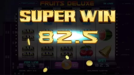 Fruits Deluxe slot screenshot 2