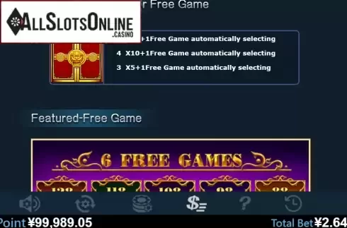 Paytable 4. Golden Tale from Virtual Tech