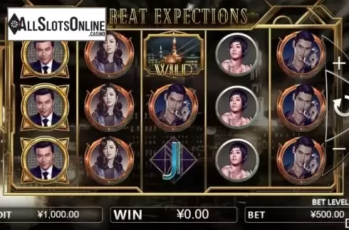 Reel screen . Great Expectations from Iconic Gaming